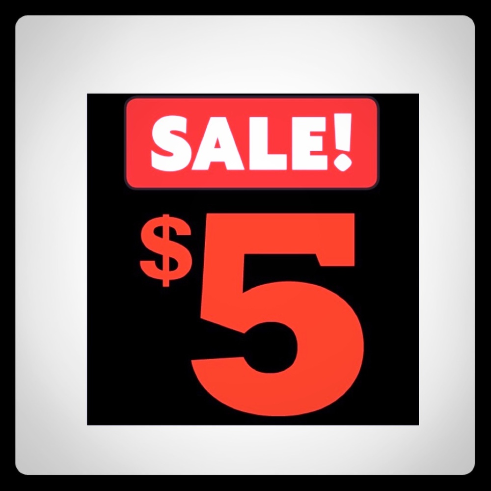 Almost everything at $5 bundle and take 10%off